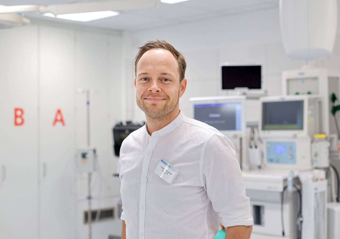 Dr. med. Philipp Klinsmann, Ärztlicher Leiter der Zentralen Notaufnahme des Klinikum Pfeiffersche Stiftungen