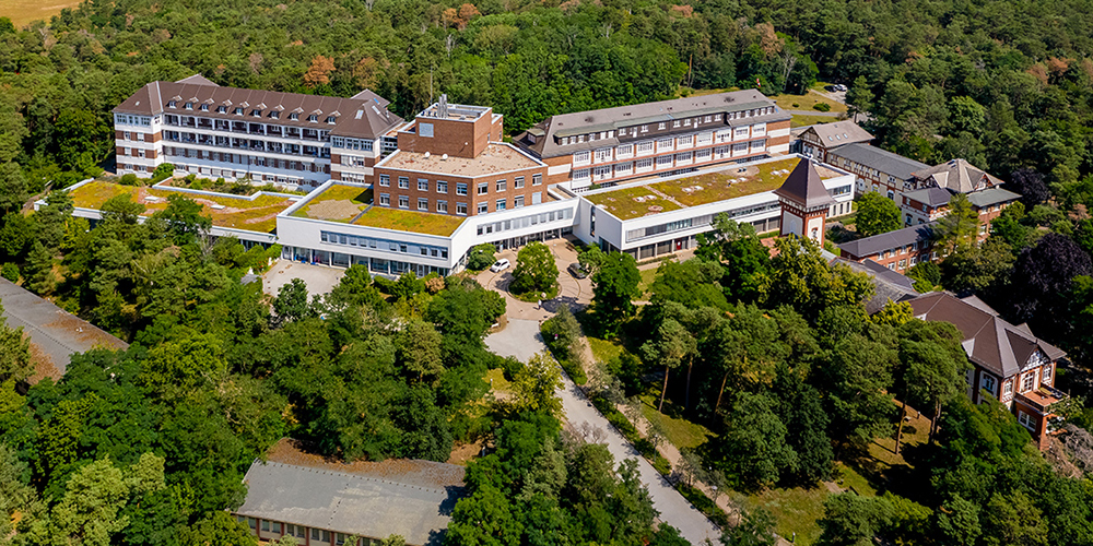 Luftbild Lungenklinik Lostau