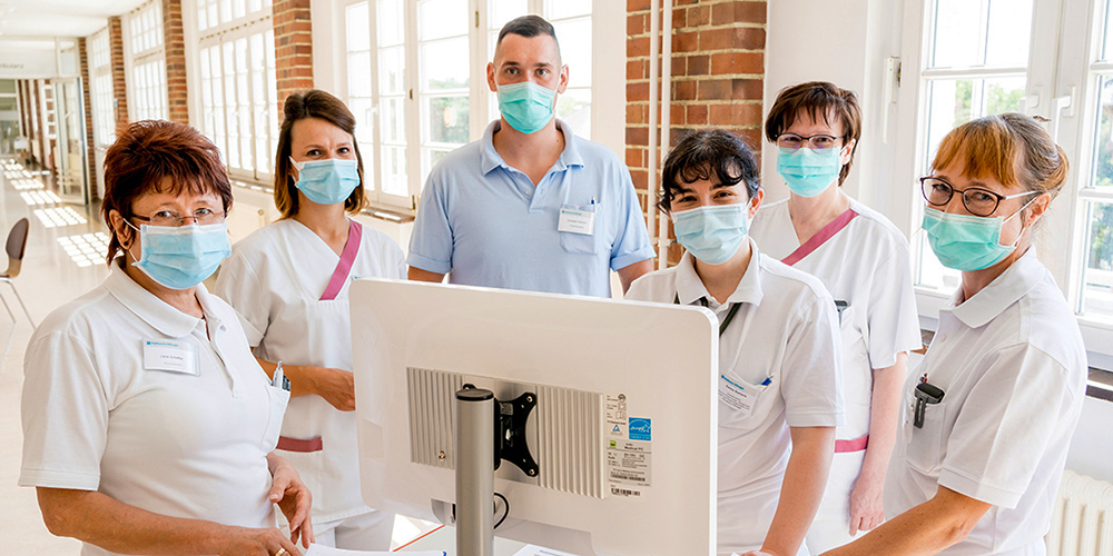 Stationsteam in der Lungenklinik Lostau